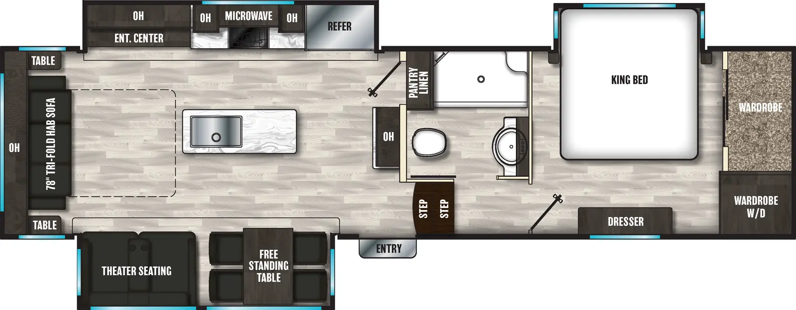 Brookstone 290RL Floorplan